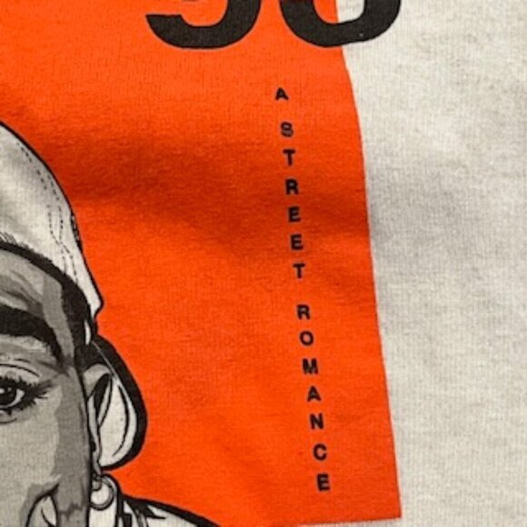 Tupac Shakur T-shirt Mens Medium Poetic‎ Justice 1993 short sleeve gray - Picture 5 of 11